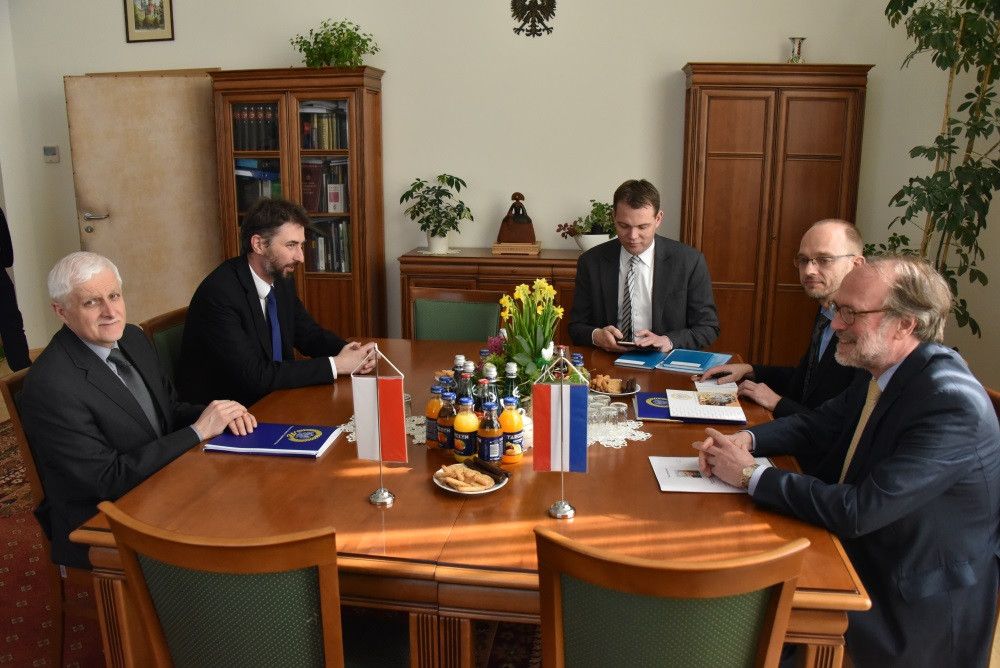 Spotkanie Przewodniczącego KRS z Ambasadorem Królestwa Niderlandów Panem Ronem van Dartel, Warszawa, 4 kwietnia 2017 r.