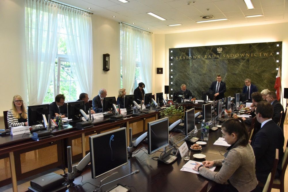 Spotkanie z delegacją Rady Sądownictwa Słowacji, Warszawa, 16 maja 2017 r.